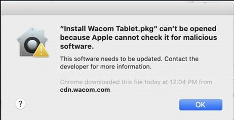 wacom software for mac
